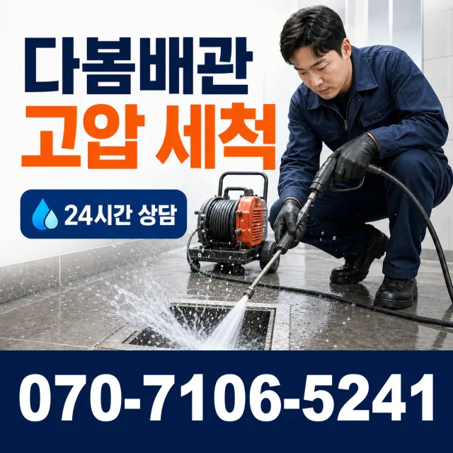충남 당진시 면천면 장촌길 씽크대뚫기 상담 이미지 4